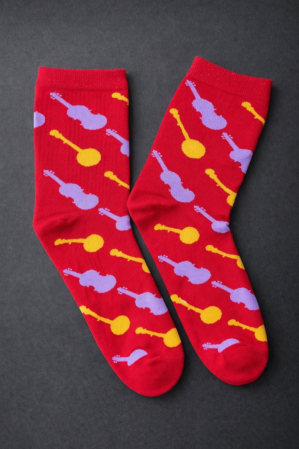 Banjo & Fiddle Socks - Red